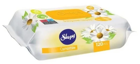 Sleepy “Camomile” drėgnos servetėlės (120vnt)