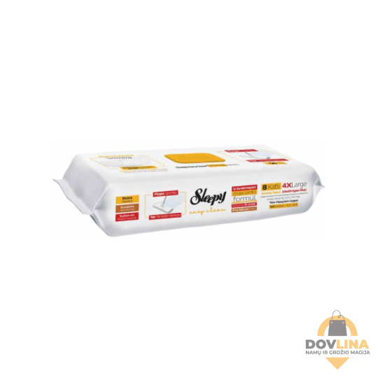 Sleepy “Herbal Soap” grindų valymo vienkartinės servetėlės (50vnt)