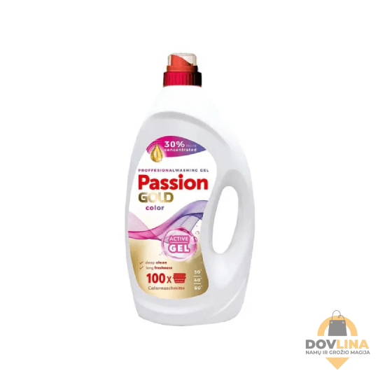 Passion Gold Color skystas skalbiklis spalvotiems audiniams (4l)